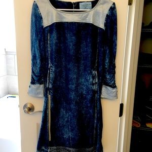Elisa Cavaletti Denim Look Dress sz S